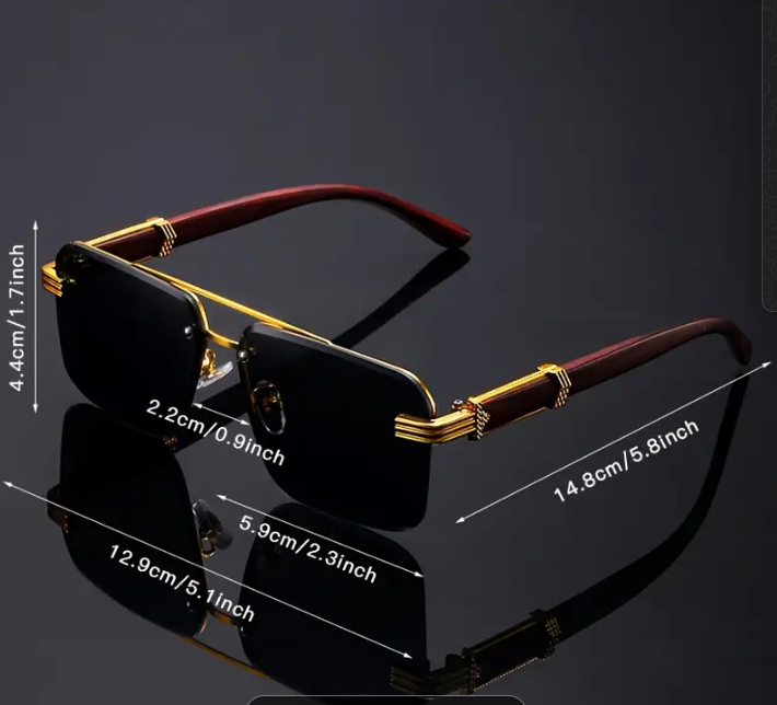 Royal Noir Gold Luxury Shades
